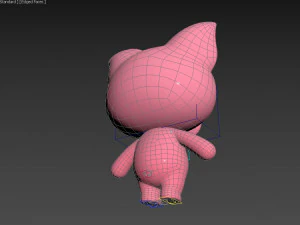Character054 Rigged Pig 3D Model