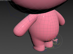 Character054 Rigged Pig 3D Model