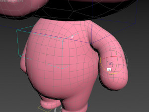Character054 Rigged Pig 3D Model