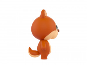 Character056 Rigged Squirrel Modelo 3D