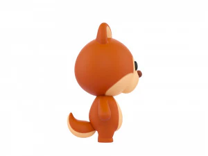 Character056 Rigged Squirrel 3D Model