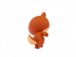 Character056 Rigged Squirrel Modelo 3D