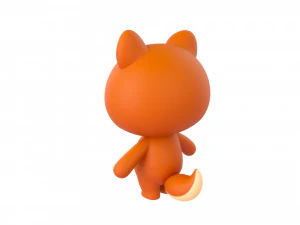 Character056 Rigged Squirrel 3D Model