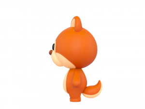 Character056 Rigged Squirrel 3D Model