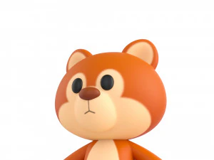 Character056 Rigged Squirrel 3D Model