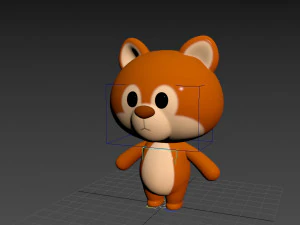 Character056 Rigged Squirrel 3D Model