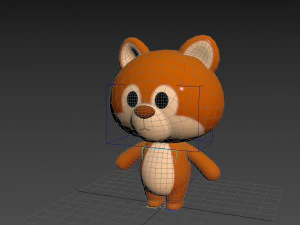 Character056 Rigged Squirrel 3D Model
