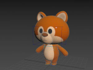 Character056 Rigged Squirrel 3D Model
