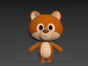 Character056 Rigged Squirrel 3D Model