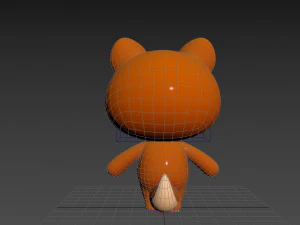 Character056 Rigged Squirrel 3D Model