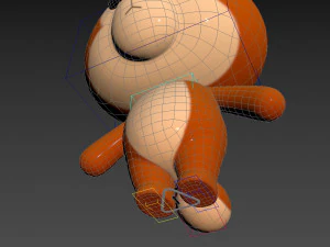 Character056 Rigged Squirrel 3D Model