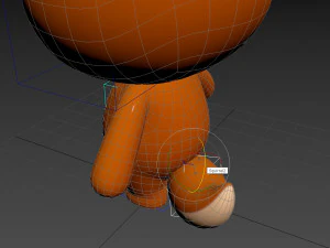 Character056 Rigged Squirrel 3D Model
