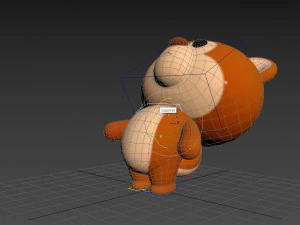 Character056 Rigged Squirrel 3D Model
