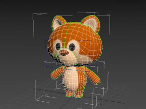 Character056 Rigged Squirrel 3D Model