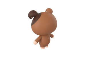 Character057 Dog 3D Model