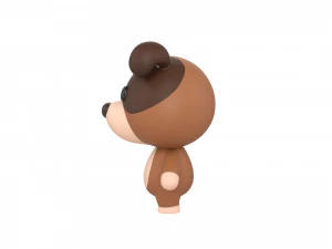 Character057 Dog 3D Model