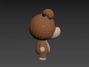 Character057 Dog 3D Model