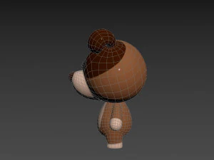 Character057 Dog 3D Model