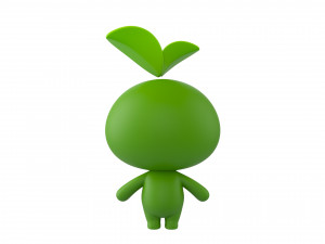 Character058 Mascot 3D Модель