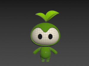 Character058 Mascot 3D Модель