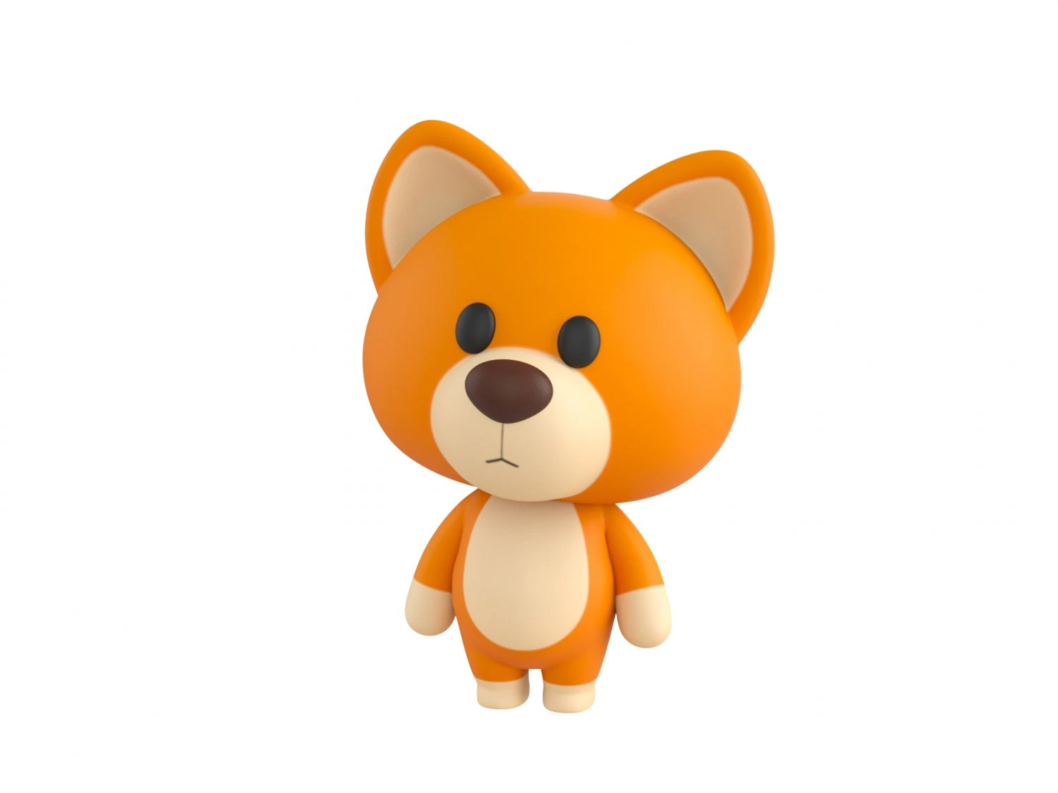 Character060 Rigged Dog 3D Model .c4d .max .obj .3ds .fbx .stl .blend 