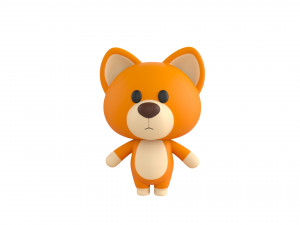 Character060 Rigged Dog 3D Model