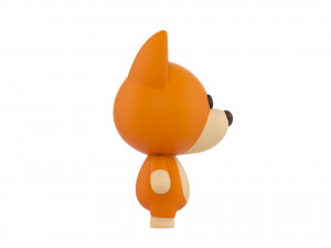Character060 Rigged Dog 3D Model