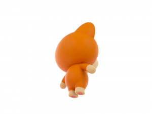 Character060 Rigged Dog 3D Model