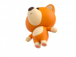 Character060 Rigged Dog 3D Model