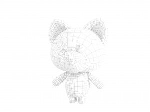 Character060 Rigged Dog 3D Model