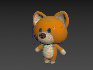 Character060 Rigged Dog 3D Model