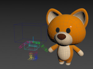 Character060 Rigged Dog 3D Model