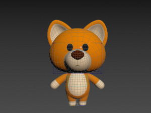 Character060 Rigged Dog 3D Model