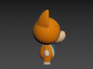 Character060 Rigged Dog 3D Model