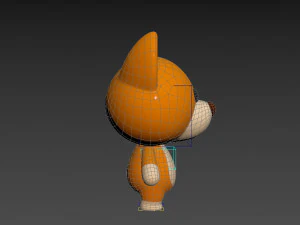 Character060 Rigged Dog 3D Model