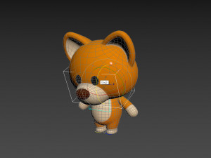 Character060 Rigged Dog 3D Model