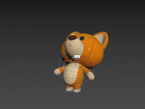 Character060 Rigged Dog 3D Model
