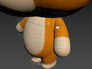 Character060 Rigged Dog 3D Model