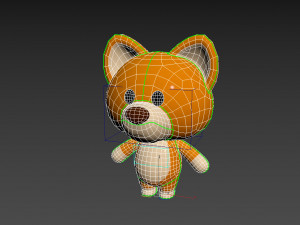 Character060 Rigged Dog 3D Model