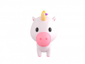 Character061 Unicorn Model 3D