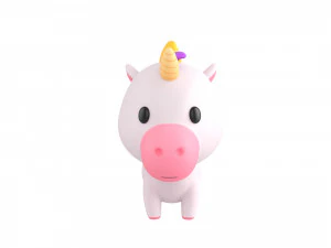 Character061 Unicorn 3D Model