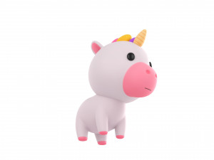 Character061 Unicorn Model 3D