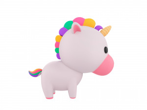 Character061 Unicorn Model 3D
