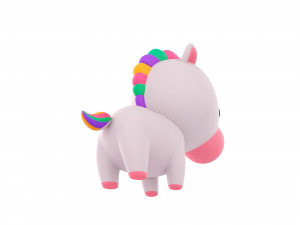 Character061 Unicorn Model 3D