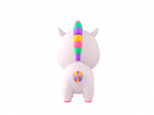 Character061 Unicorn Model 3D