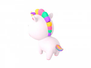 Character061 Unicorn 3D Model