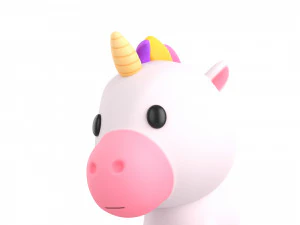 Character061 Unicorn 3D Model