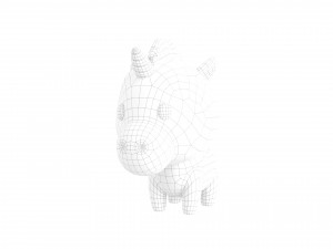 Character061 Unicorn Model 3D