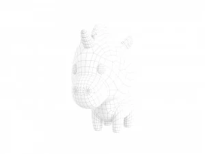 Character061 Unicorn 3D Model