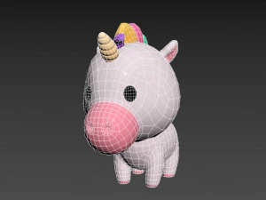 Character061 Unicorn 3D Model
